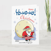 メリーなYo ho hoクリスマス…および1本のエッグノッグ! シーズンカード (正面)