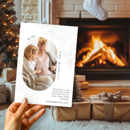 メリーにどんどん オーバルフォト クリスマスの妊娠お知らせ シーズンカード