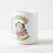 メリーにゃんクリスマス コーヒーマグカップ (正面左)