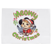 メリーにゃんクリスマス ラージペーパーバッグ (裏面)