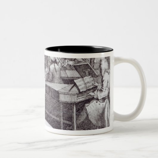 メリーのチャペルのためのコンサートのチケット ツートーンマグカップ (右)