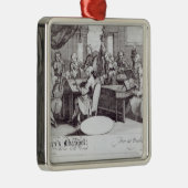 メリーのチャペルのためのコンサートのチケット メタルオーナメント (右)