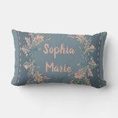 メリーのパーソナライズで完全なハート ランバークッション (裏面)