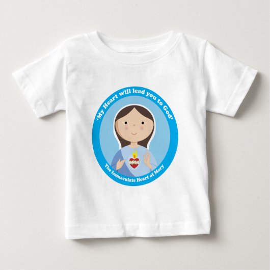 メリーの完全なハート ベビーTシャツ (正面)