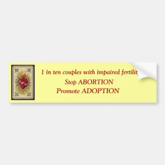 メリーの悲しいハート、10のカップルに付き1つとの… バンパーステッカー