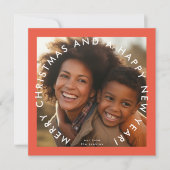 メリーはっきりしたクリスマスハッピーニューイヤー写真広場 シーズンカード (正面)