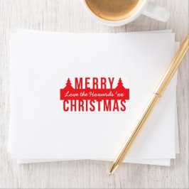 メリーはっきりしたクリスマス切り出しの木 ラベル