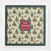 メリーよくはしゃぐクリスマスタイポグラフィ赤い緑 (正面)