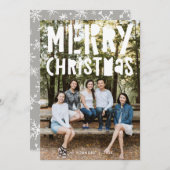 メリーよくはしゃぐクリスマスホワイトオーバーレイ シーズンカード (正面/裏面)