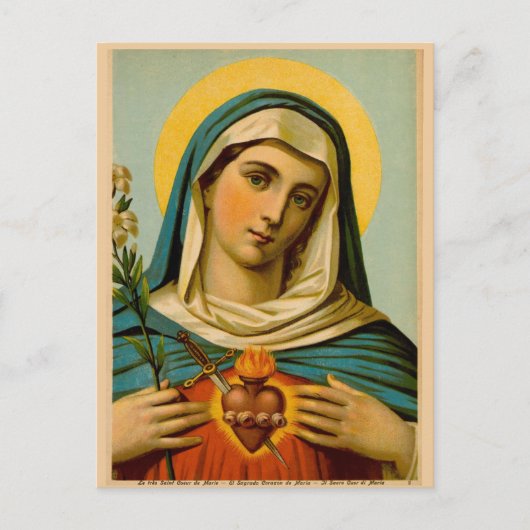 メリーアオブザーズ純潔ハート ポストカード (正面)