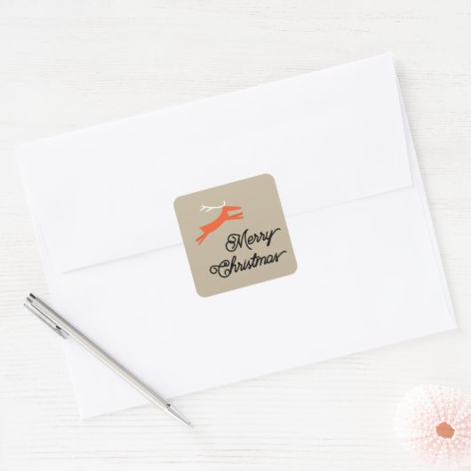 メリーアンドディアクリスマス envelope シール (封筒)