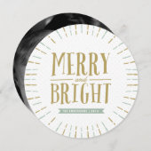 メリーアンドブライトラウンドフォトカード シーズンカード (正面/裏面)