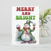 メリーアンドブライト雪だるま シーズンカード (スタンド正面)