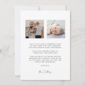 メリーアンドブライト エレガント3 フォト ファミリー シーズンカード (裏面)