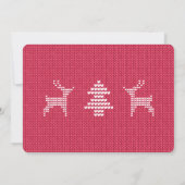 メリーアンドブライト フォト クリスマス グリーティング カード (裏面)