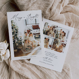 メリーアンドブライト モダンミニマリスト フォト シーズンカード