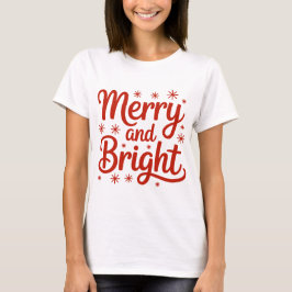 メリーアンドブライトTシャツ, クリスマスTシャツ Tシャツ