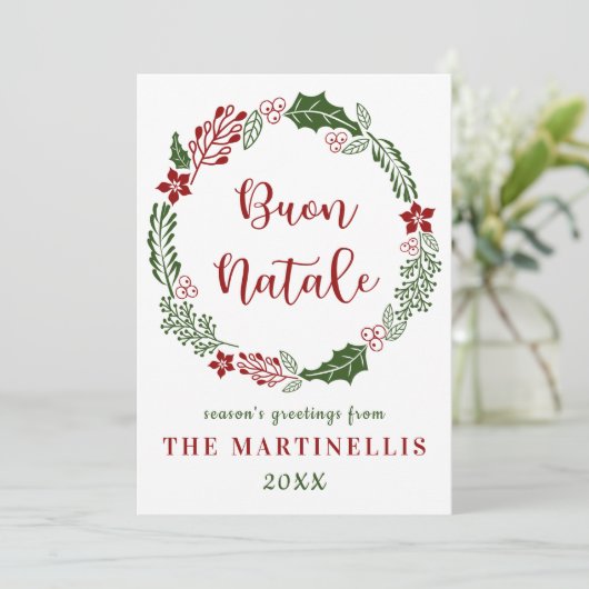 メリーイタリアン・クリスマカスタムス シーズンカード (スタンド正面)