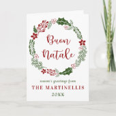 メリーイタリアン・クリスマス、ブーン・ナターレカスタム、 シーズンカード (正面)