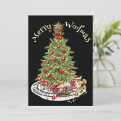 メリーウォッマスドッグデザイン – チワワ シーズンカード (スタンド正面)