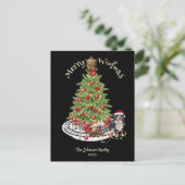 メリーウォッマスドッグデザイン – ベルネーズマウンテンドッグ シーズンポストカード (スタンド正面)