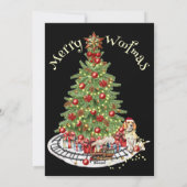 メリーウォッマスドッグデザイン – ベーグル シーズンカード (裏面)