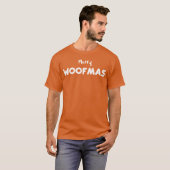 メリーウォフマスドッグおもしろい Tシャツ (正面フル)