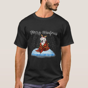 メリーウーマスクリスマスおもしろいリトリエバーレッドプレイド Tシャツ