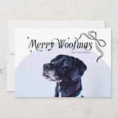 メリーウーマスドッグクリスマスホリデーカード シーズンカード (正面)