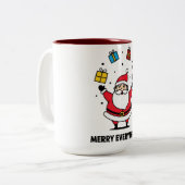 メリーエブリシングクリスマス ツートーンマグカップ (正面左)