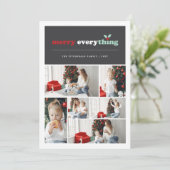 メリーエブリシング モダン カラーブロック クリスマスツリーの写真 シーズンカード (スタンド正面)