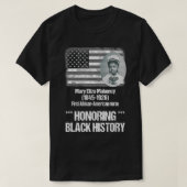 メリーエリザマハニー初アフリカ系アメリカナース Tシャツ (デザイン正面)