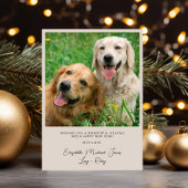 メリーエレガントクリスマスのアーチ写真ブルゴーニュ シーズンカード