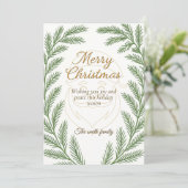 メリーエレガントクリスマスのインテリアデザイン シーズンカード (スタンド正面)