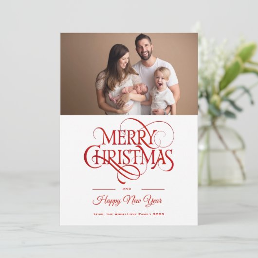 メリーエレガントクリスマスの写真 シーズンカード (スタンド正面)