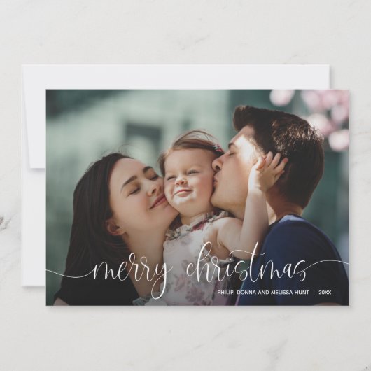メリーエレガントクリスマスの台本の写真 シーズンカード (正面)
