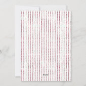 メリーエレガントクリスマスの台本デザインホリデーカード シーズンカード (裏面)