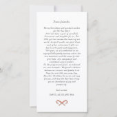 メリーエレガントクリスマスの年次家族の更新の写真 シーズンカード (裏面)