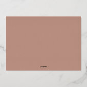 メリーエレガントクリスマスの数々の写真 箔シーズンカード (裏面)