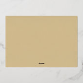 メリーエレガントクリスマスの数々の写真 箔シーズンカード (裏面)