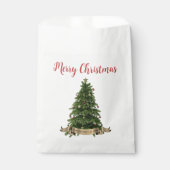 メリーエレガントクリスマスの木の家族の名好意バッグ フェイバーバッグ (正面)