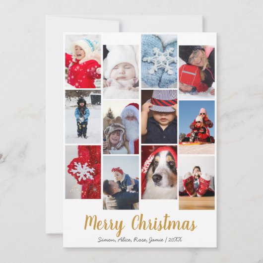 メリーエレガントクリスマスカスタム写真集 シーズンカード (正面)