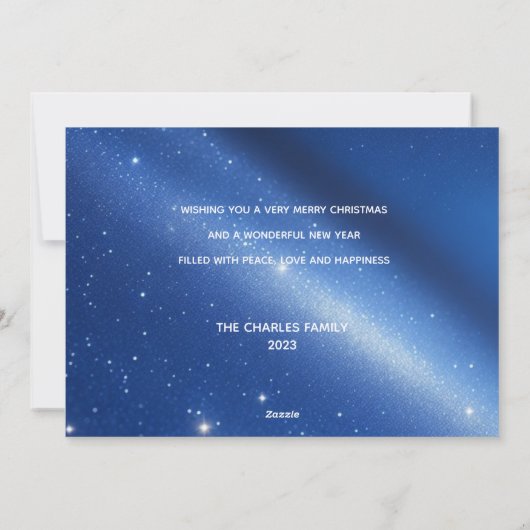 メリーエレガントクリスマスカード シーズンカード (裏面)