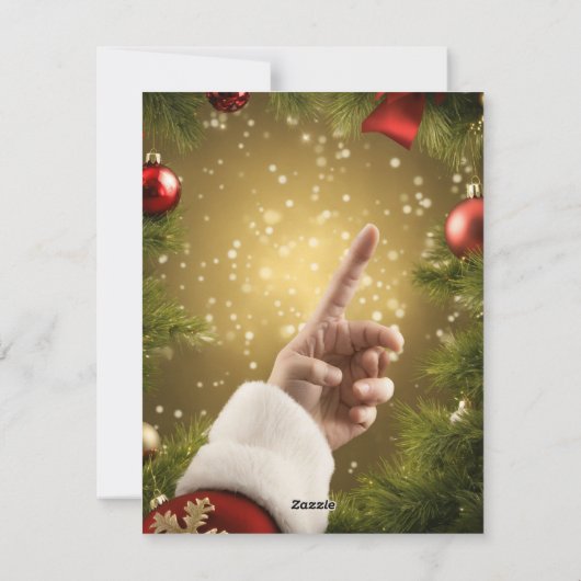 メリーエレガントクリスマスカード シーズンカード (裏面)