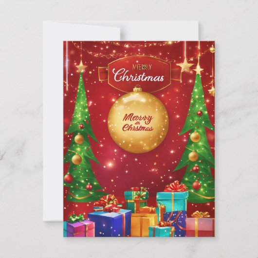 メリーエレガントクリスマスカード シーズンカード (正面)