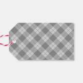 メリーエレガントクリスマススクリプトグレープレイドホリデー ギフトタグ (裏面横)