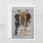 メリーエレガントクリスマススクリプト2写真 シーズンカード (正面)