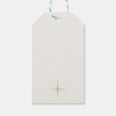 メリーエレガントクリスマスタイポグラフィ ギフトタグ (裏面)