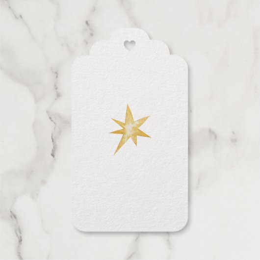 メリーエレガントクリスマスツリー家族 ギフトタグ (裏面)