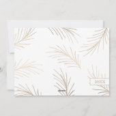 メリーエレガントクリスマスフェイク金ゴールド3写真 シーズンカード (裏面)